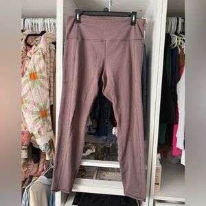 Juicy Couture Mauve High-Rise Pocket Leggings